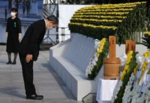 Người dân Nhật Bản tưởng niệm 76 năm Hiroshima bị ném bom nguyên tử