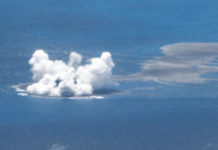 Một hòn đảo mới được phát hiện ở phía nam Tokyo sau khi núi lửa ngầm phun trào